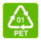 recycelbares PET (Polyester)